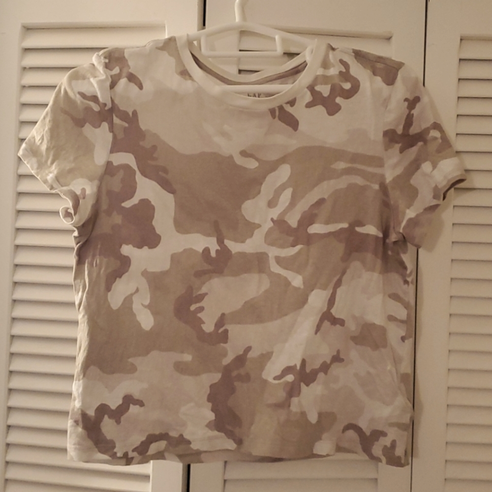 Camo Crop Tshirt
